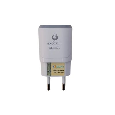 Carregador Celular Cabo Tipo C  4A V9 Turbo Power - Exocell