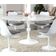 Mesa Saarinen Redonda 120cm Mármore Branco Extra Yescasa