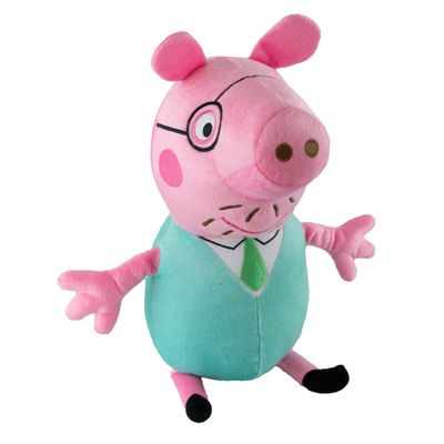 Pelúcia Papai Pig Peppa Pig 30 Cm Sunny - 2343