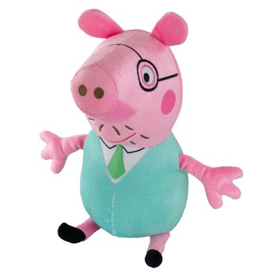 Pelúcia Papai Pig Peppa Pig 30 Cm Sunny - 2343