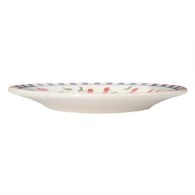 Prato de Sobremesa de Cerâmica Donna Jardim de Cerejas 18cm 6 Unidades - Biona 149874