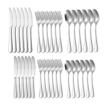 Faqueiro Talheres Mesa e Sobremesa Garfo Faca Aço Inox 36un