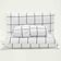 Jogo Cama Lençol Square King Quadriculado Percal 180 Fios 3 Peças - Branco