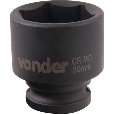 Soquete Sextavado De Impacto Encaixe 1-2 30mm Vonder