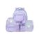 Kit Mochila Escolar Feminina + Lancheira Térmica + Estojo Box Juvenil Star Candy Lilás
