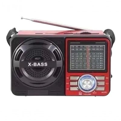 Radio Retro Bluethoo Recarregável Portátil Usb Fm Am
