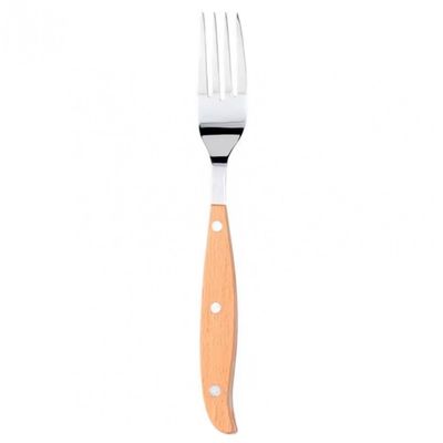 Faqueiro 12 Peças Fracalanza Outlander em Aço Inox Inox/Madeira
