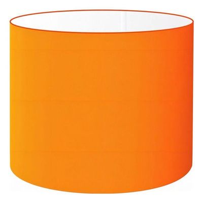 Cúpula Abajur Cilíndrica Cp-7022 ø45x30cm Laranja