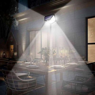 Luminária 100 Led Energia Solar 3 Modos Iluminação