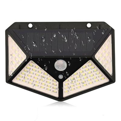 Luminária 100 Led Energia Solar 3 Modos Iluminação
