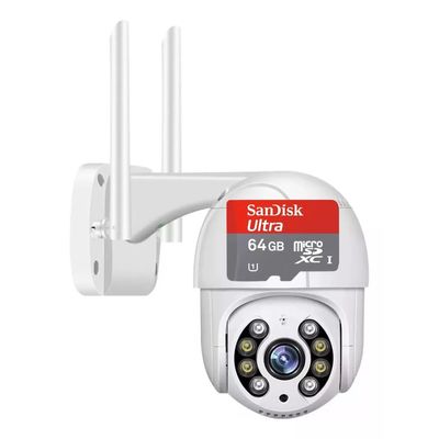 Kit Câmera Ip A8 Icsee Hd 1080p Com Cartão De Memória 64gb