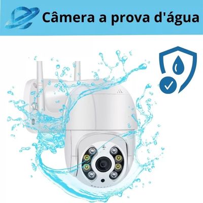 Kit Câmera Ip A8 Icsee Hd 1080p Com Cartão De Memória 64gb