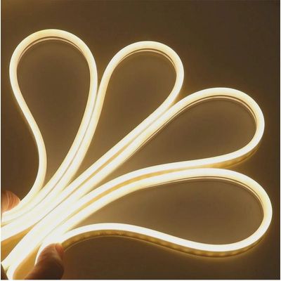 Fita Mangueira Neon 5 Mts Iluminação Flexível Corte 2.5 Cm - Branco Quente