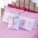 Kit Cobre Leito Queen Ballet Rosa Enxovais Aquarela 7 peças