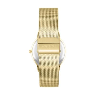 Relógio Condor Feminino Ref: Co2035nqt/4x Casual Mesh Dourado
