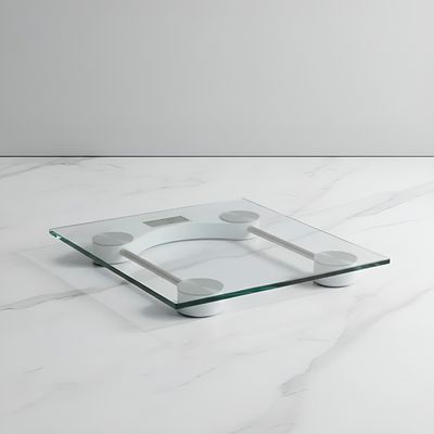 Balança Digital  para Banheiro em Vidro Temperado com Display LCD – Alta Precisão até 180kg