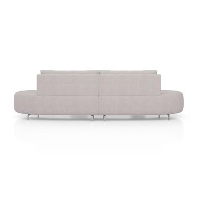 Sofá 5 Lugares Xangai Itacaré Cinza 360 cm