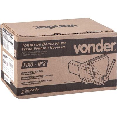 Torno Bancada Nr 3 C/Mordentes    Vonder