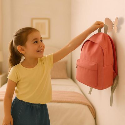 Gancho Cabideiro Borboleta Dourada 8cm Pendurador Roupas Bolsas Closet Hall Entrada Provador
