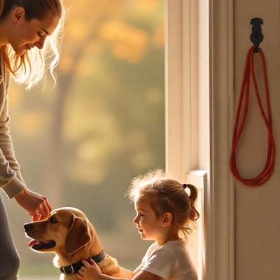 Gancho de Parede Cachorro 8cm Preto Pendurar Casacos Chapéus Bolsas Luft Masutti