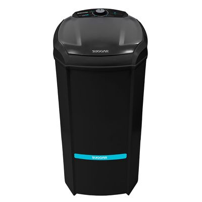 Tanquinho Suggar 15Kg Lavamax Eco LE1521PR com Dispenser Para Sabão e Desligamento Automático Preto / 110v