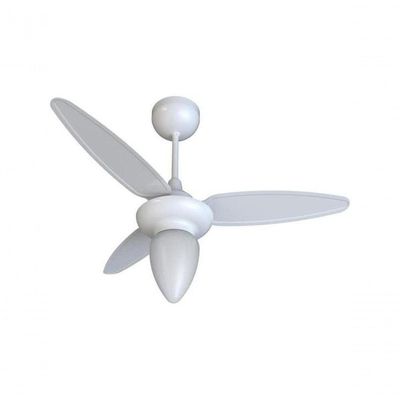 Ventilador De Teto Ventisol Wind 3 Pás Branco Bivolt