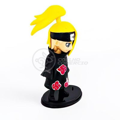Boneco Action Figure Miniatura Deidara Akatsuki Naruto