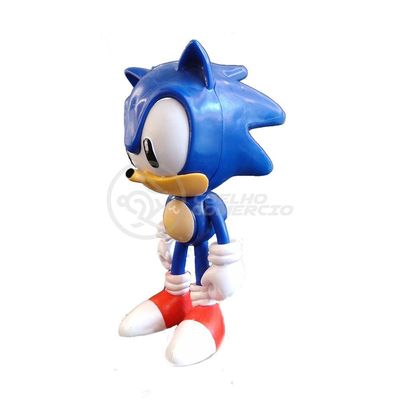 Coleção Boneco Action Figure Sonic Azul 16Cm