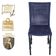 Mesa Ascoli 120 Cm Com 6 Cadeiras Cannes De Alumínio Trama Azul