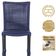 Mesa Ascoli 120 Cm Com 6 Cadeiras Cannes De Alumínio Trama Azul