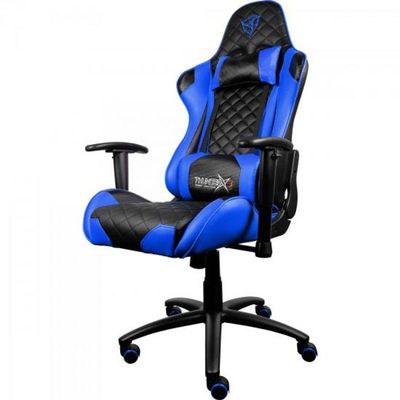 Cadeira Gamer Profissional Tgc12 Preta-azul Thunderx3