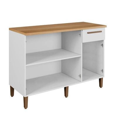 Balcão Imperial 3 Portas Arte Móveis Branco
