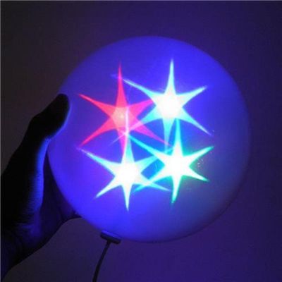 Bola De Natal Com Led Rgb Pisca Pisca Enfeite Media