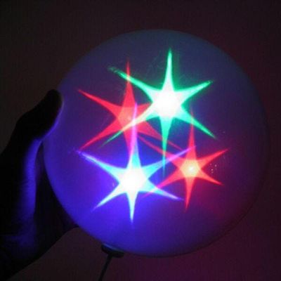Bola De Natal Com Led Rgb Pisca Pisca Enfeite Media