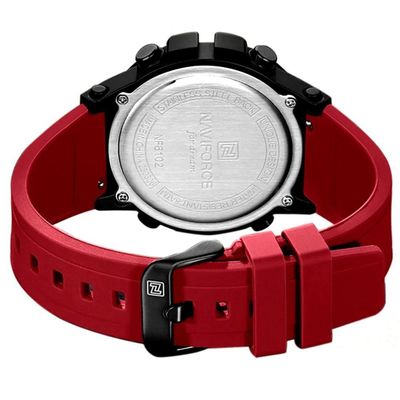 Relógio Multifuncional Masculino Digital Design Esportivo A Prova D´agua 3atm Vermelho