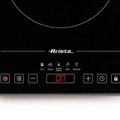 Cooktop Indução Portátil 1 Boca Touch 1200W Preto Ariete 110V