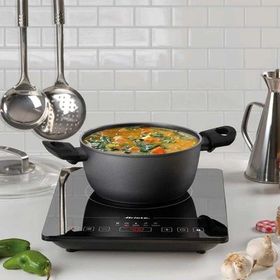 Cooktop Indução Portátil 1 Boca Touch 1200W Preto Ariete 110V