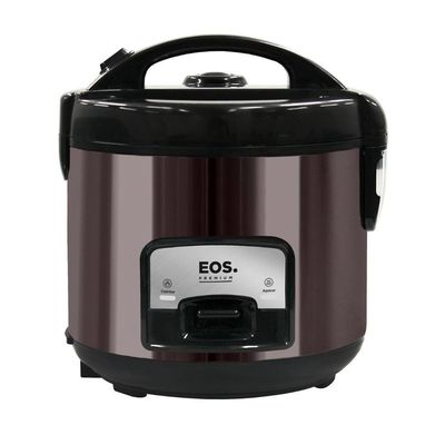Panela Elétrica Arroz 10 Xícaras Titanium Preta Tampa Vidro Clearglas Epa10pt 127v - Eos 127v