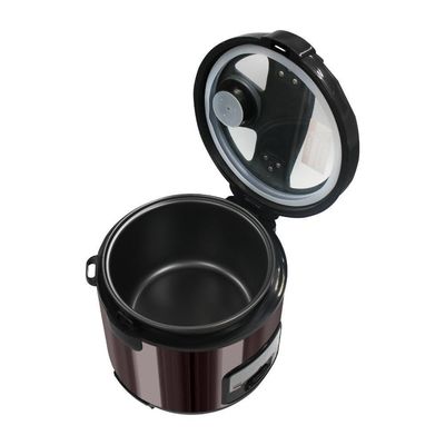 Panela Elétrica Arroz 10 Xícaras Titanium Preta Tampa Vidro Clearglas Epa10pt 127v - Eos 127v