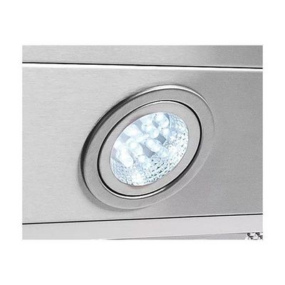 Coifa Vidro Curvo Parede Inox 75cm-5 Bocas Terim 110V
