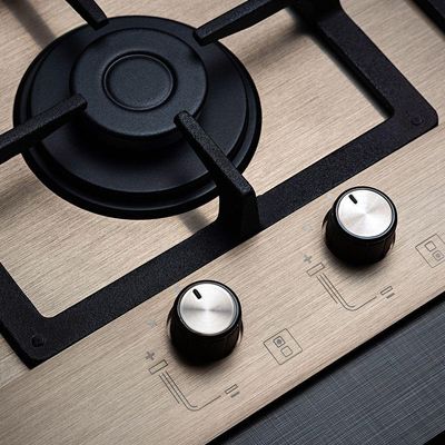 Fogão Cooktop Platinum A Gás 5 Queimadores Fischer Escovado Bivolt