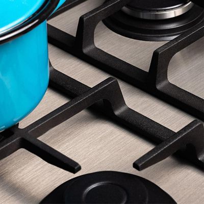 Fogão Cooktop Platinum A Gás 5 Queimadores Fischer Escovado Bivolt
