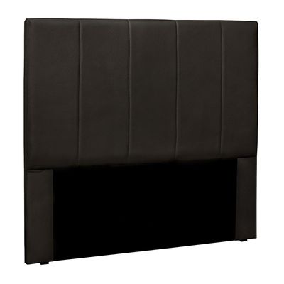Cabeceira Decorativa Casal 1,40M Erza PU Marrom - Gran Belo