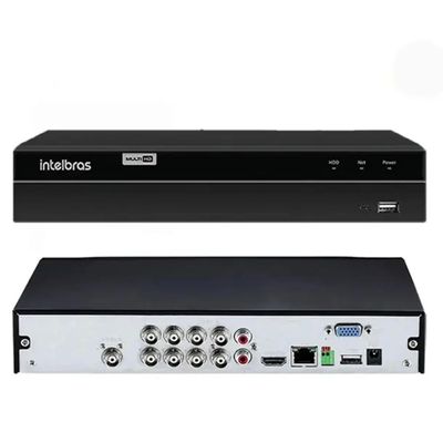 Dvr 8 Canais Mhdx 1208 Com Detecção Inteligente de Movimento Com Hd 6 TB - Intelbras