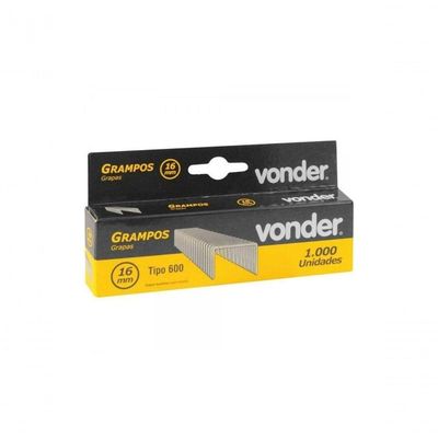 Grampo Vonder 16mm Para Pinador Eletrico Com 1000 Grampos