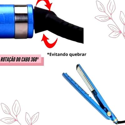 Chapinha Prancha Profissional Salão íon Titanium Bivolt