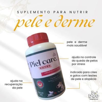 Shampoo +condicionador + Suplemento Pele Derme Pet Alérgico