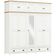 Guarda Roupa Casal 10 Portas Com Espelho e Maleiro Mazzaro F06 Branco Freijó - Lyam Decor