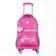Kit Mochila de Rodinha Feminina + Estojo Box BG Joy Rosa