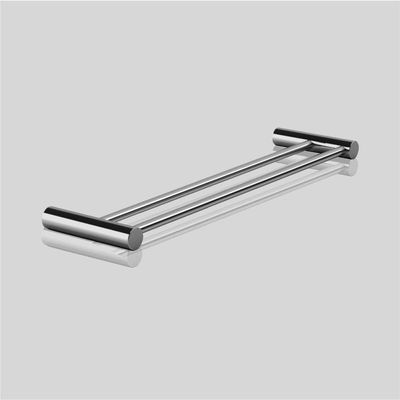 Porta Toalha Toalheiro Duplo Rosto Para Banheiro Escovado Orion 30cm